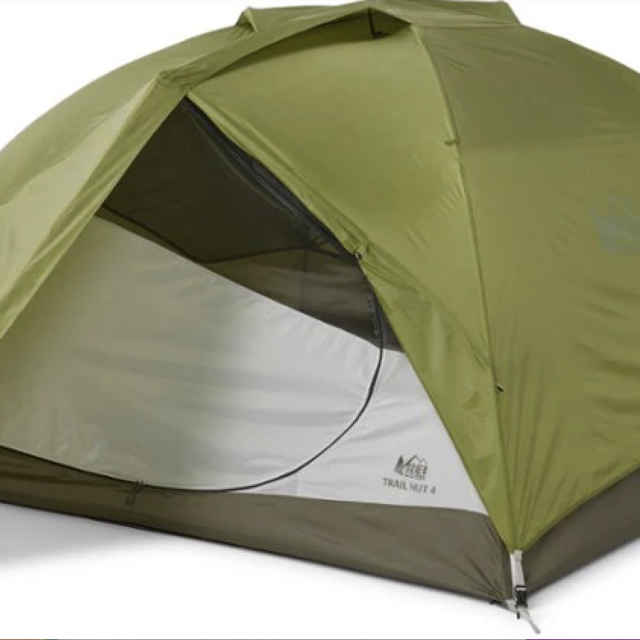 REI Co-op Trail Hut 4 Tent with Footprint