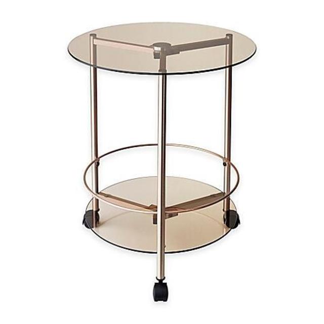 ADESSO Gibson Rolling End Table