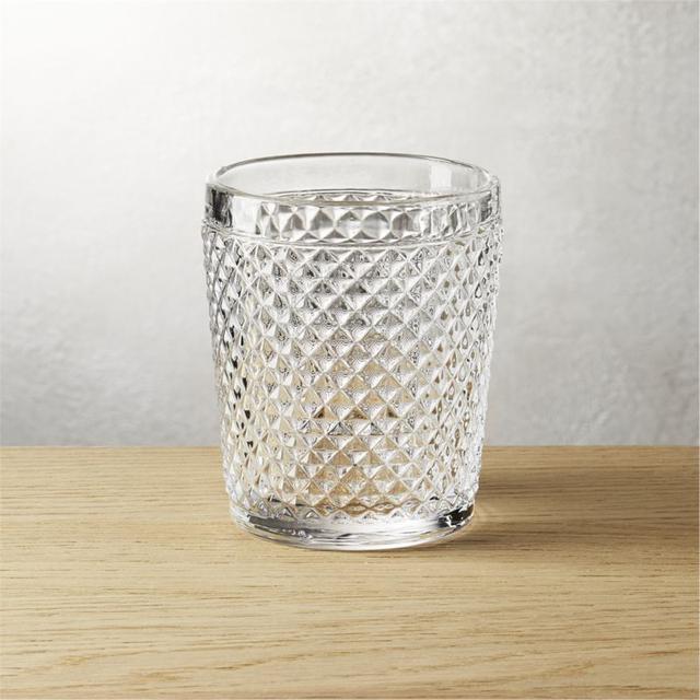 chroma clear double old-fashioned glass