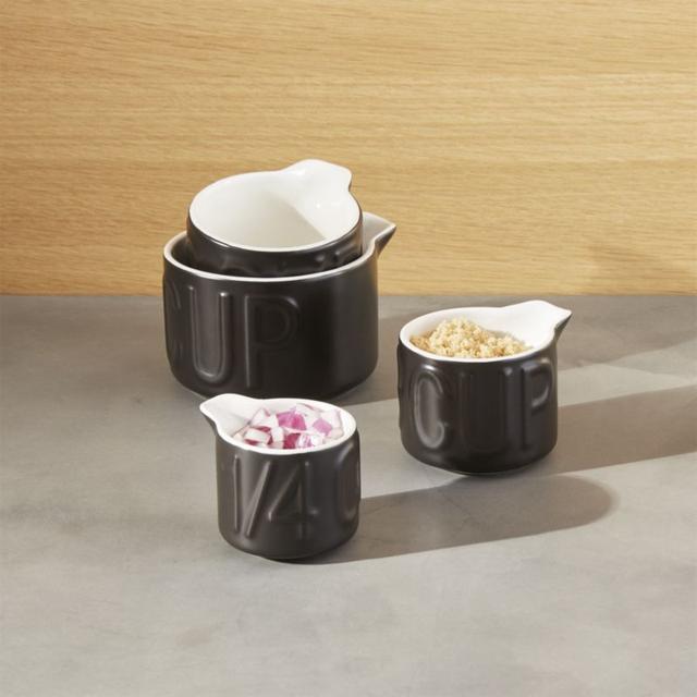 Metro Black Measuring Cups Set of Four