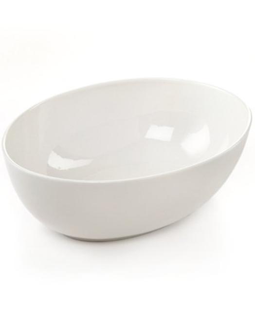 Martha Stewart Collection Whiteware Oval Vegetable Bowl