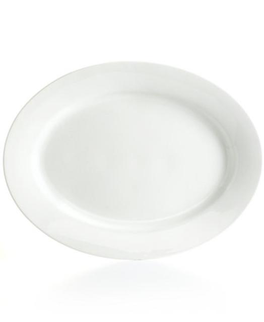 Martha Stewart Collection Whiteware Oval Platter