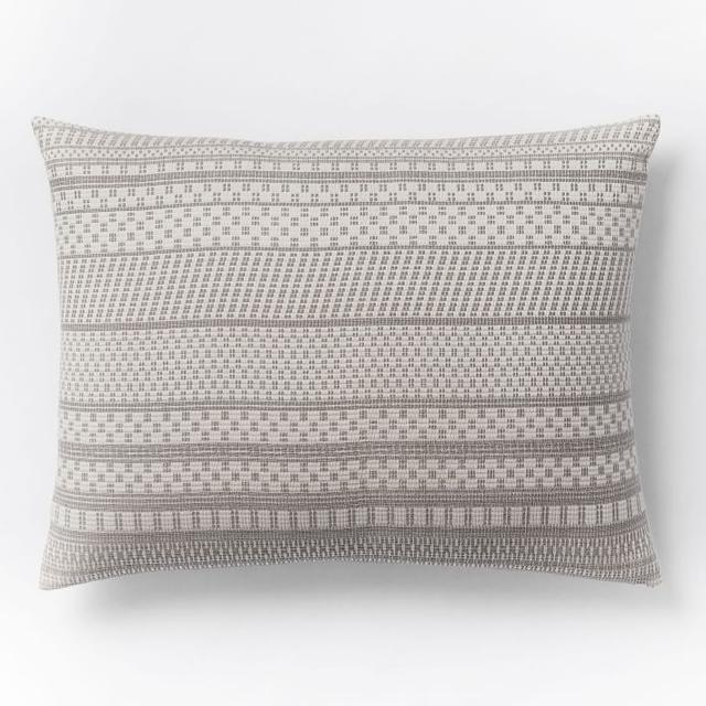 Organic Washed Woven Dot Shams