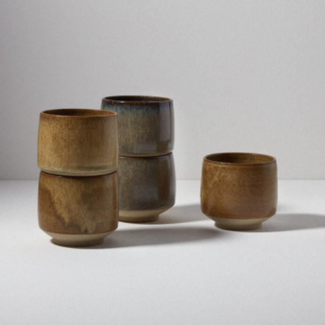 Pottery West Tea Bowl Set