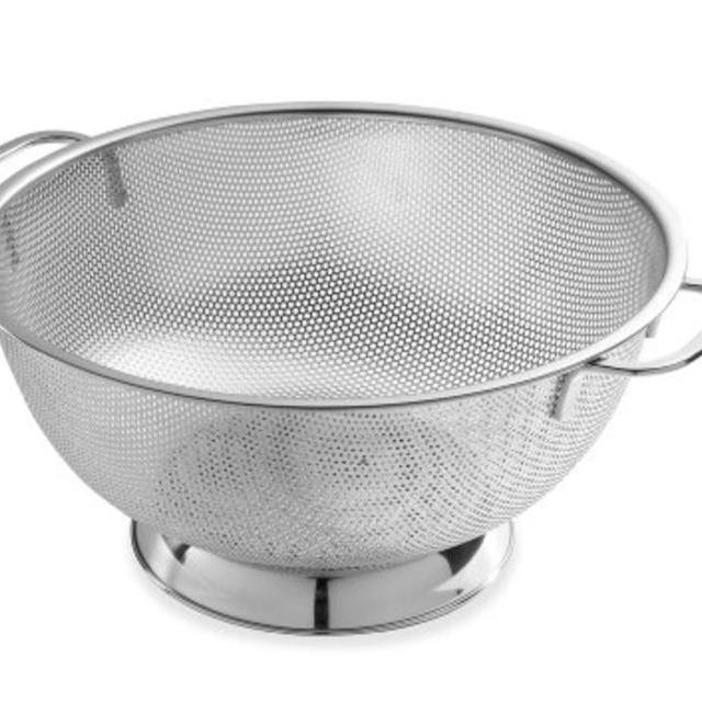 Bellemain Micro-perforated Stainless Steel 5-quart Colander