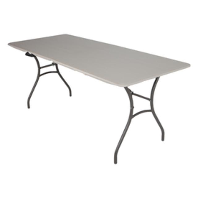 LIFETIME PRODUCTS 72-in x 30-in Rectangle Folding Table  (Lowe's)