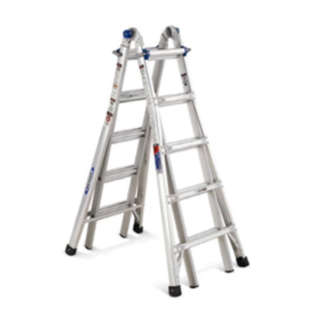 Werner 22-ft Aluminum 300-lb Telescoping Type IA Multi-Position Ladder
