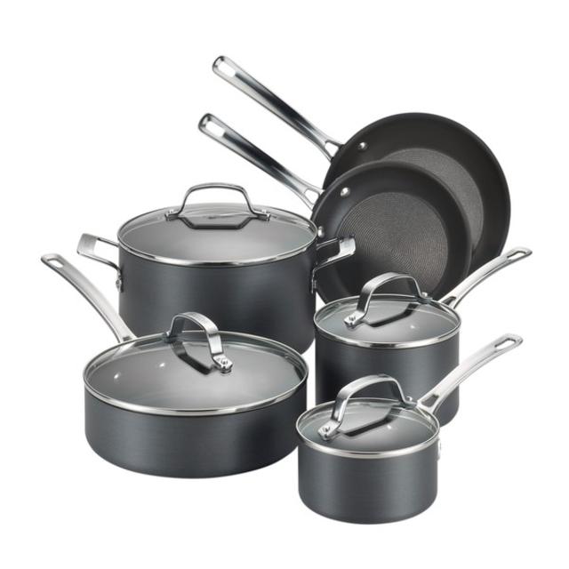 Circulon Genesis Hard-Anodized Nonstick 10-piece Cookware Set