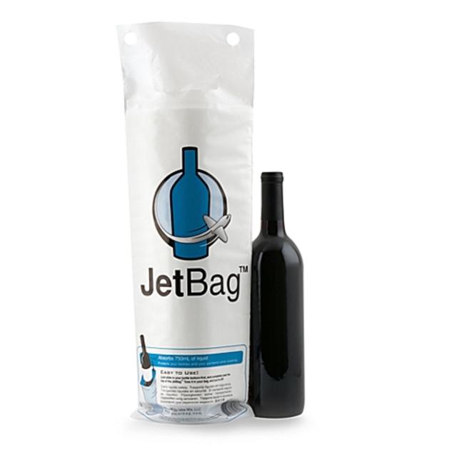 JetBags Resealable Padded Wine Bags (Set of 3)