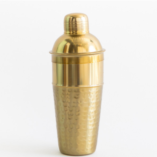 Classic Brass Cocktail Shaker