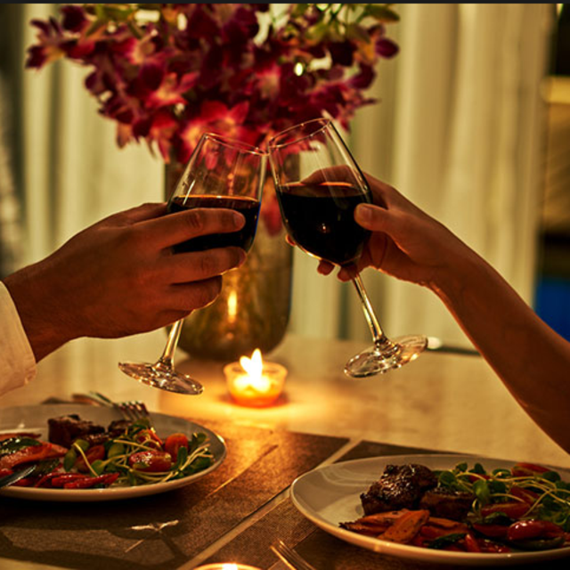 First Dinner Date as Mr and Mrs!