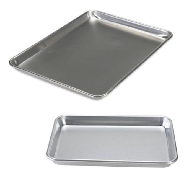 Nordic Ware Natural Aluminum Commercial Baker's Half Sheet and Baker's Quarter Sheet