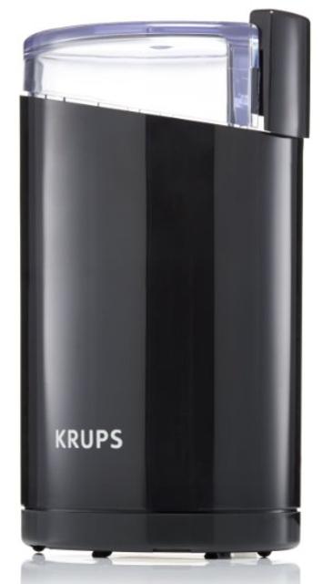 KRUPS F203 Electric Spice and Coffee Grinder with Stainless Steel Blades, Black