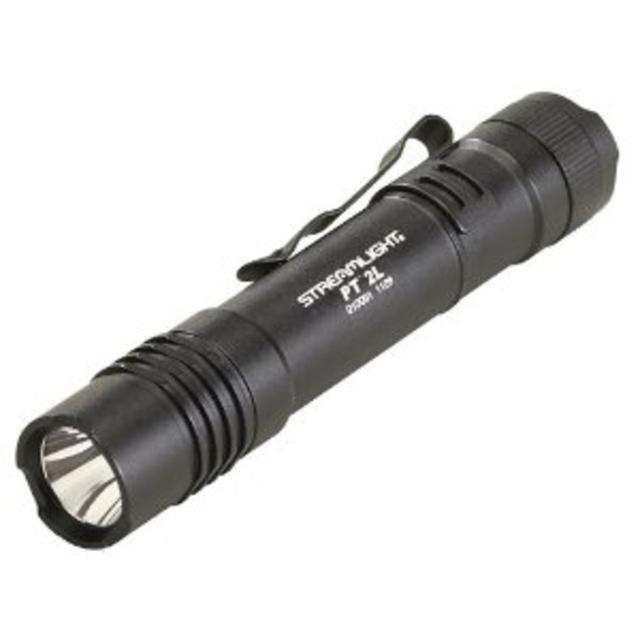 Streamlight 88031 Protac Tactical Flashlight 2L with White LED Includes 2 CR123A Lithium Batteries and Nylon Holster, Black