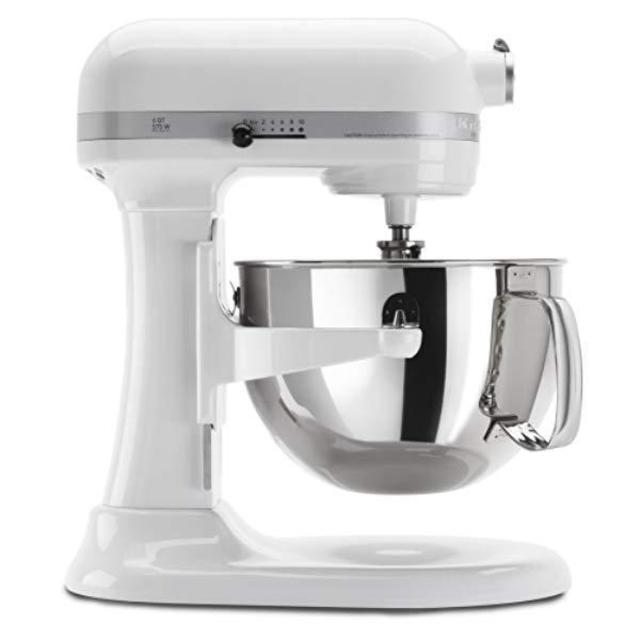 KitchenAid 6 Qt. Professional 600 Series Bowl-Lift Stand Mixer - White