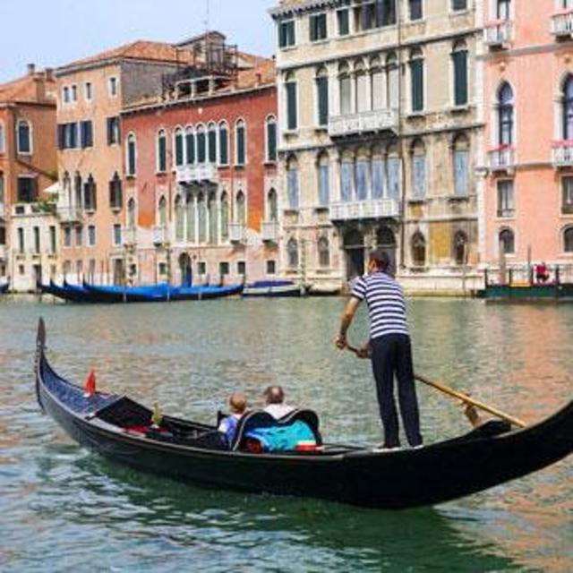 Gondola ride in Venice