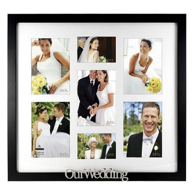 Malden ''Our Wedding'' 7-Opening Collage Frame