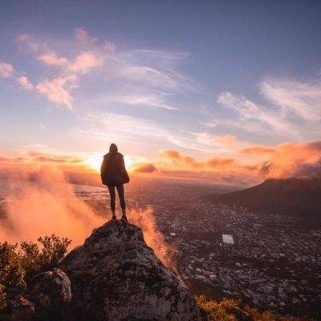 Climbing Table Mountain