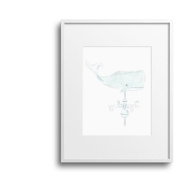 8x10 Whale Weathervane Art Print