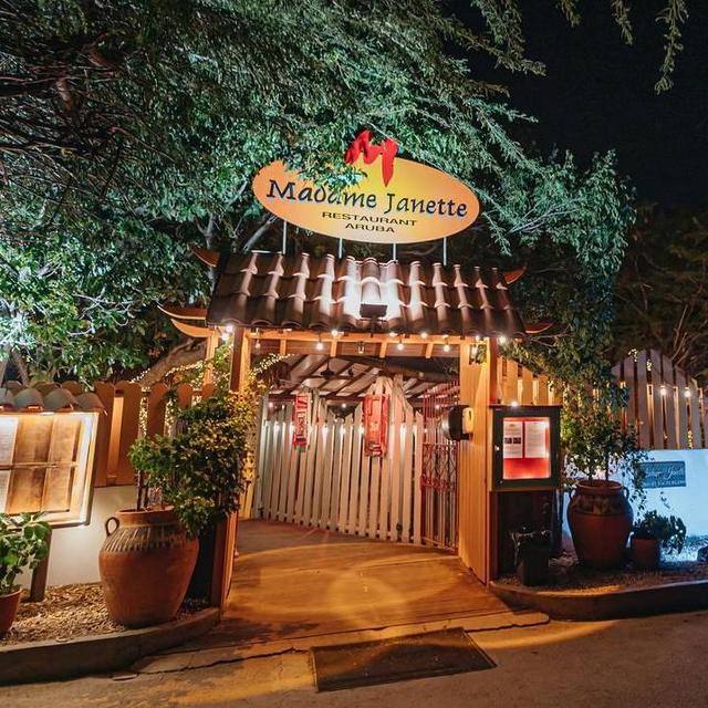 Honeymoon Dinner at Madame Janette's in Aruba