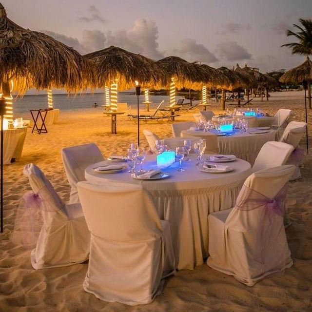Honeymoon Dinner at Passions in Aruba