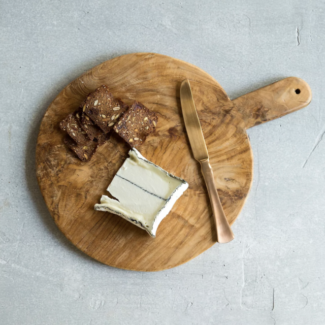 Anthropologie Large Reclaimed Teak Cutting Board