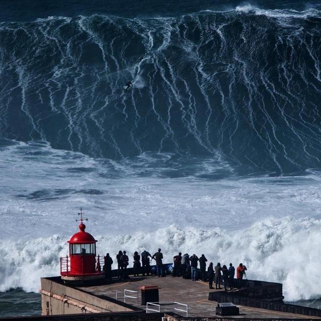 Weekend of Watching Big Wave Surfing at Nazare