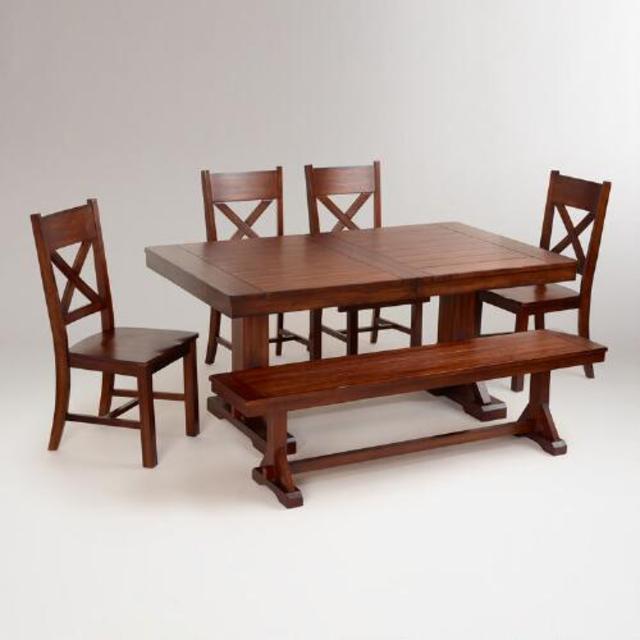 Mahogany Verona Trestle Table