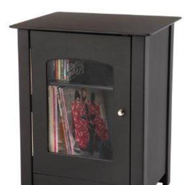 Crosley ST75-BK Bardstown Entertainment Cabinet (Black)