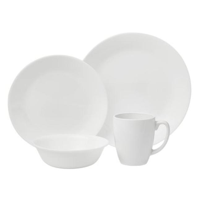 Corelle®Livingware™ Winter Frost White 16-pc Dinnerware Set