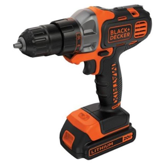 BLACK+DECKER 20-Volt MAX Lithium-Ion Matrix Drill