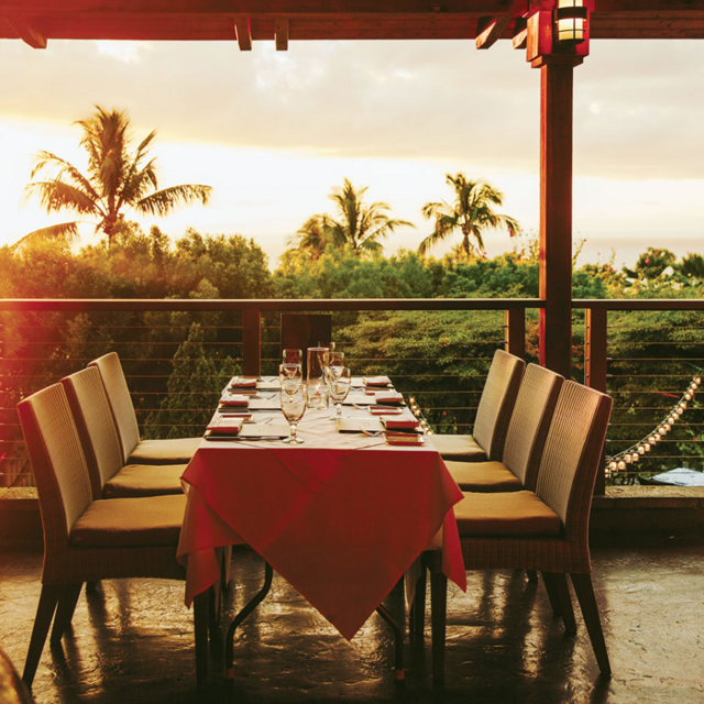 Honeymoon Dinner at Hotel Wailea in Maui