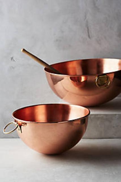 Copper Mixing Bowl- large