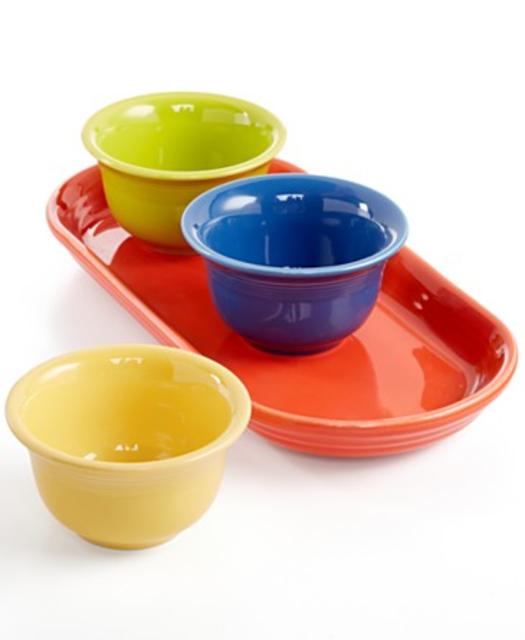 Fiesta Mixed Colors 4-Piece Entertaining Set