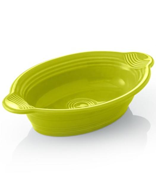 Fiesta Lemongrass Individual Oval Casserole