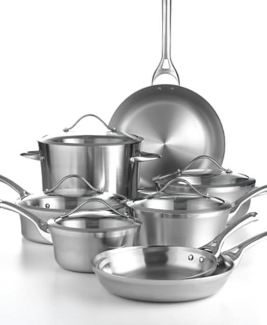Calphalon Contemporary Stainless Steel 13-Pc. Cookware Set