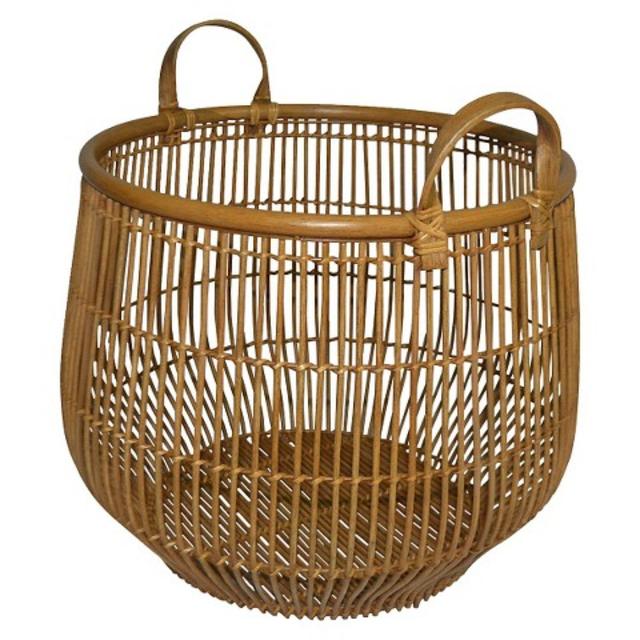 Linear Weave Bulging Basket - Threshold™