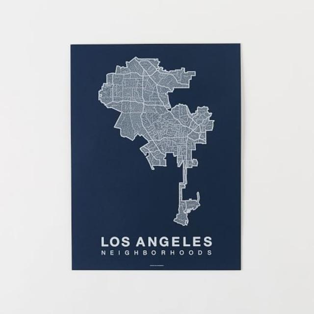 Native Maps - LA Print