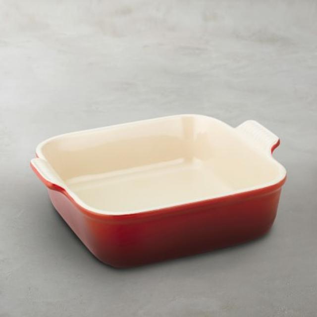 Le Creuset Heritage Stoneware Square Dish 9" Red