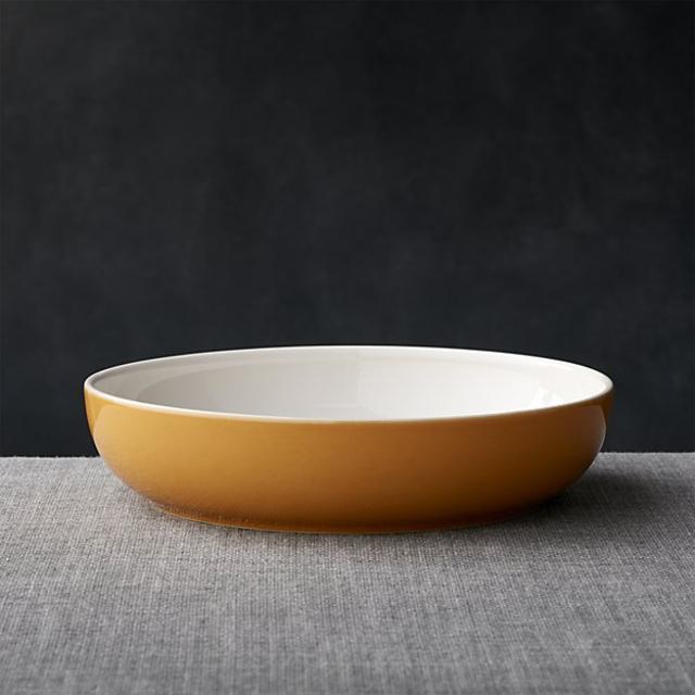 Olson Orange Low Bowl