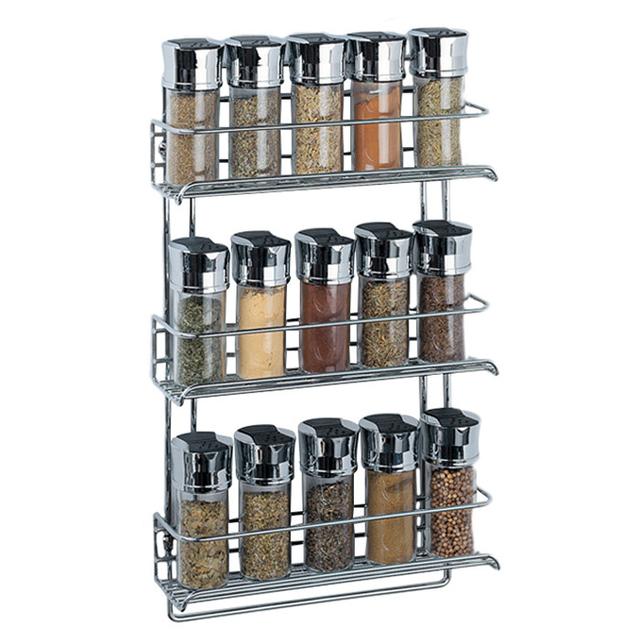 Stainless Steel Wall Mount Spice Rack