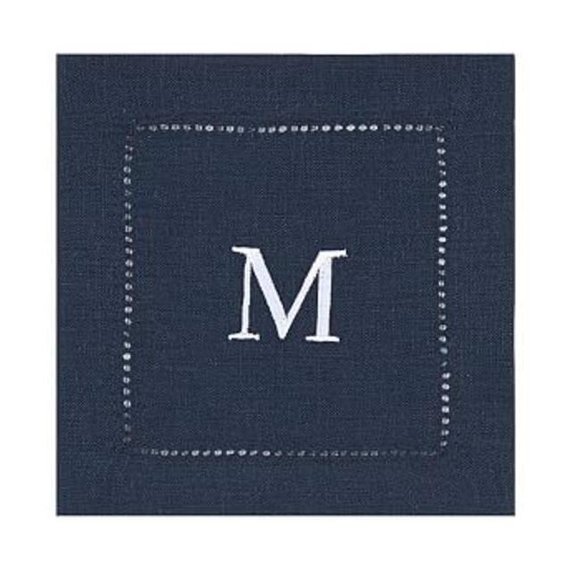 PB Classic Belgian Flax Linen Drink Coaster, Set of 4