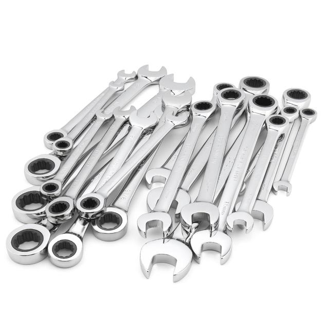 Craftsman 20 Piece Ratcheting Wrench Set  Inch/Metric