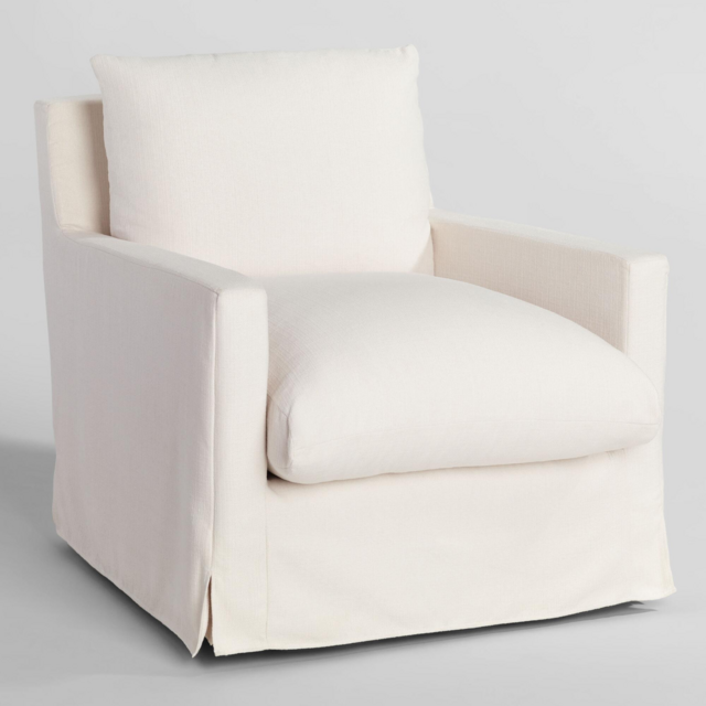 Feather Filled Swivel Brynn Armchair