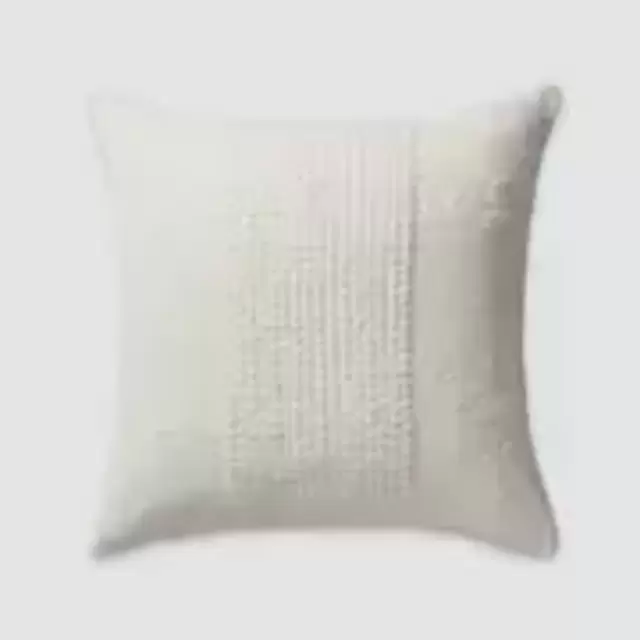 Veta Minimalist Accent Pillow | Textured Throw Pillow at The Citizenry