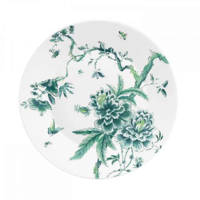Chinoiserie White Dinner Plate
