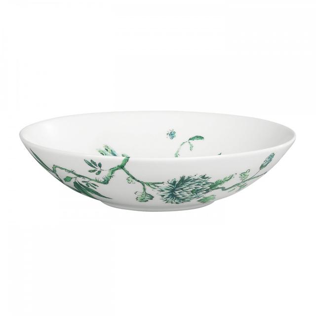 Chinoiserie White Soup Bowl