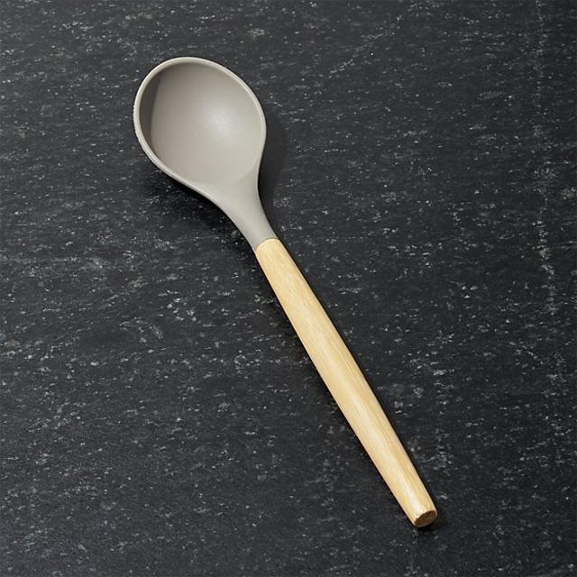Silicone Spoon with Bamboo Handle