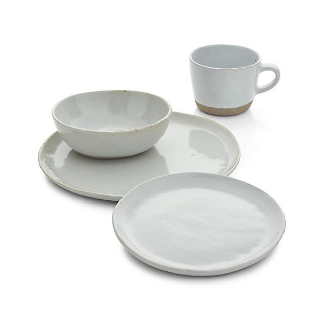 Welcome White 4-Piece Place Setting