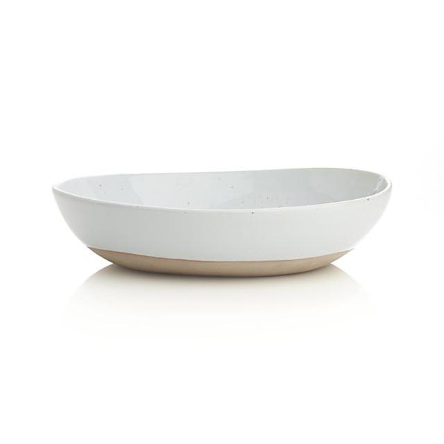 Welcome White Small Serving Bowl